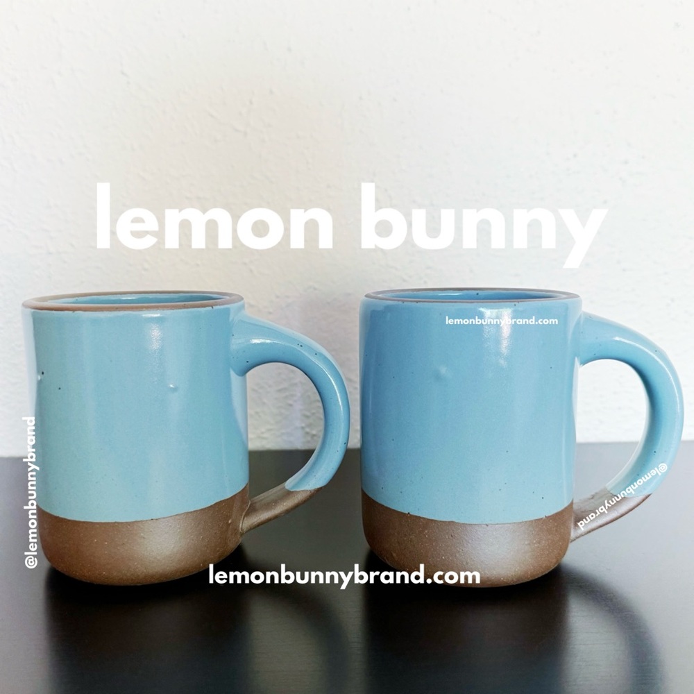 🧜‍♀️🩵 2 East Fork Big Mugs in Neptune Cerulean Blue Brand New NWT